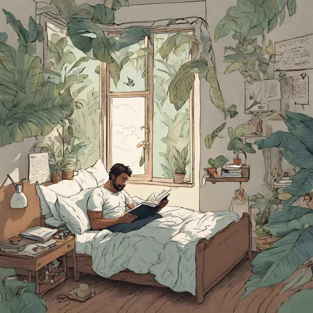Reading in bed